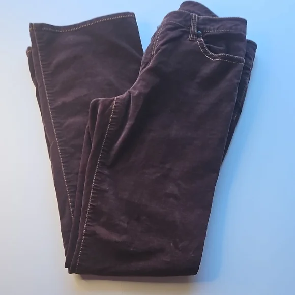 CAbi Women's Velveteen Rich Brown Bootcut Jeans - Picture 4 of 8